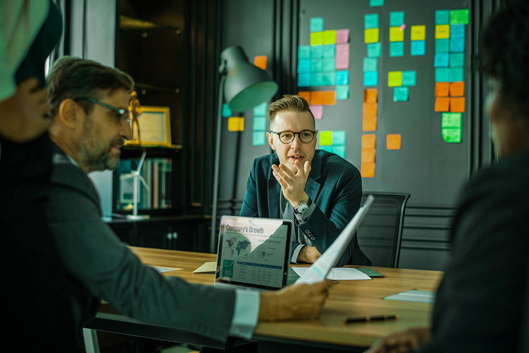 business people in a meeting